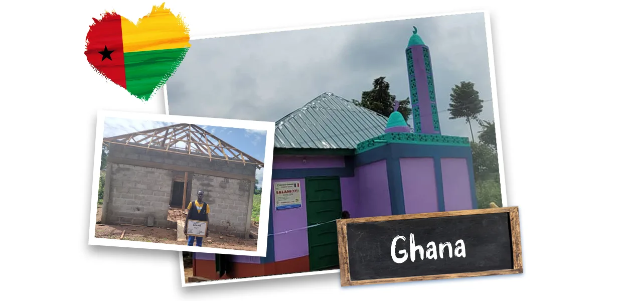 Mosquee 230m2 au Ghana
