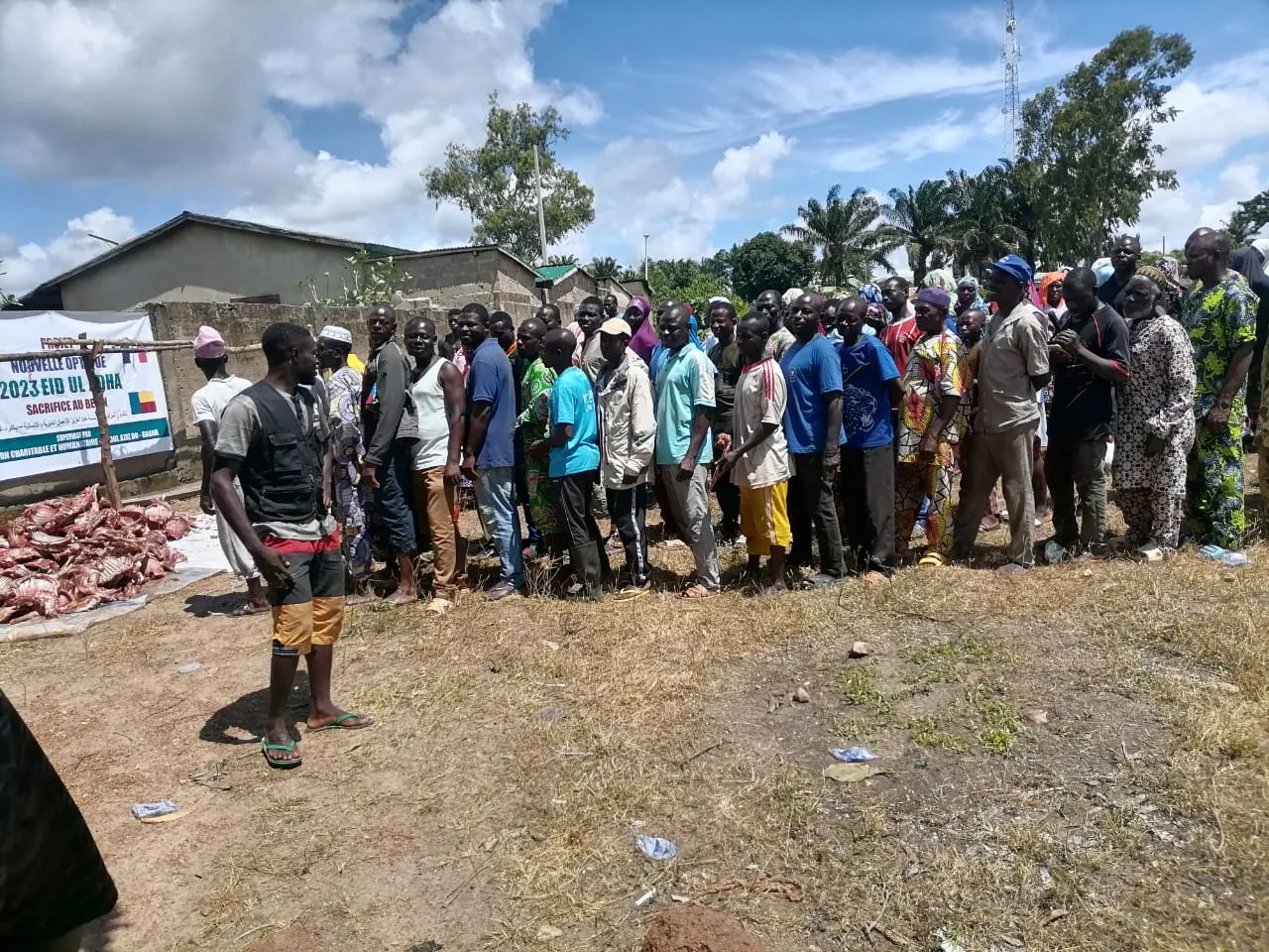 Qurbani et distribution, Bénin