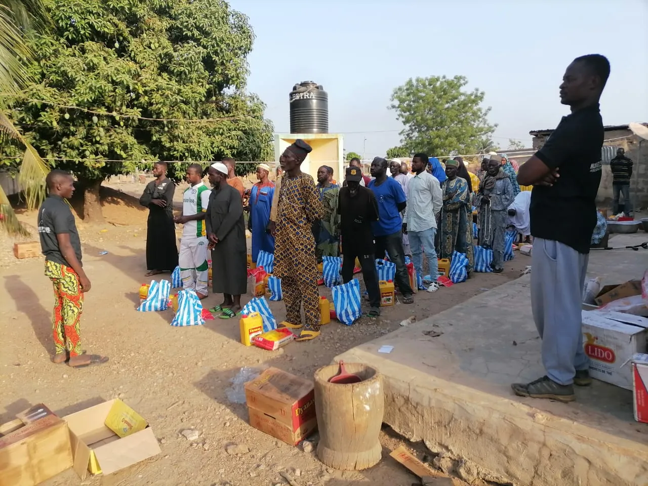 Colis alimentaires du Ramadan, Bénin