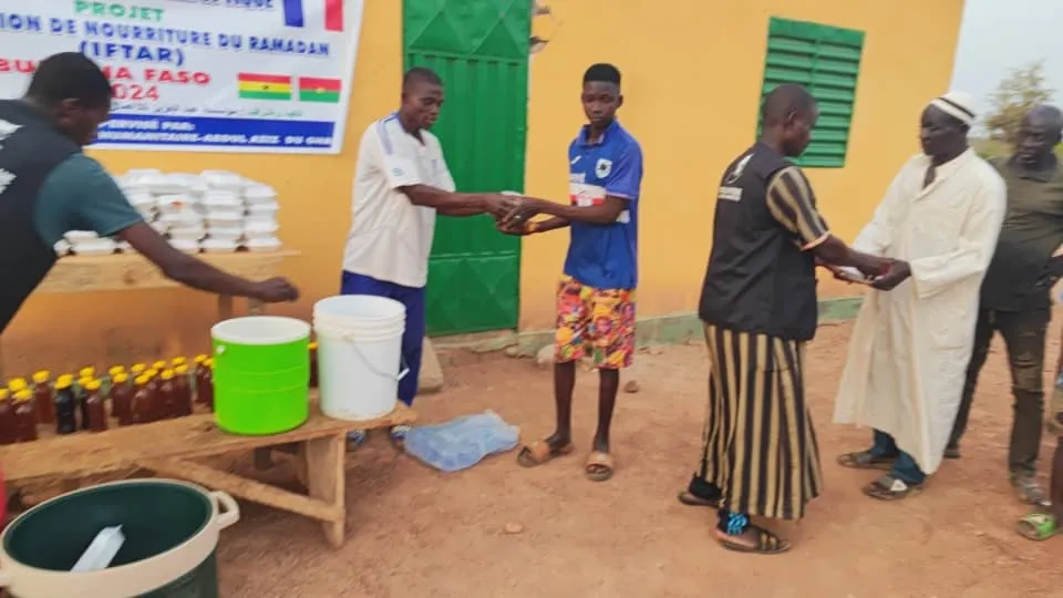 Repas chauds du Ramadan, Burkina Faso