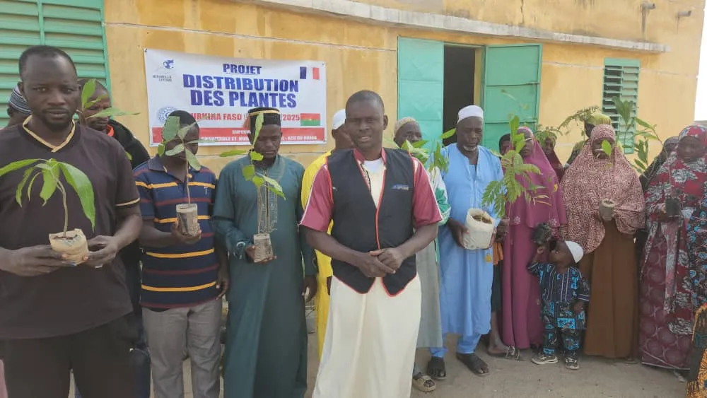 Distribution de plants, Burkina Faso