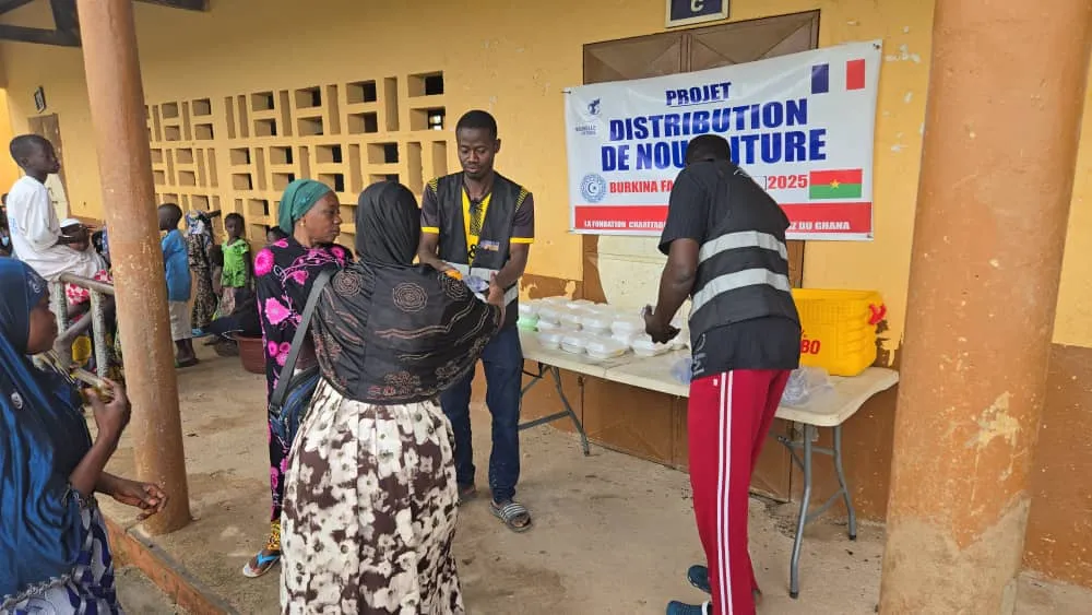 Distribution de repas, Burkina Faso