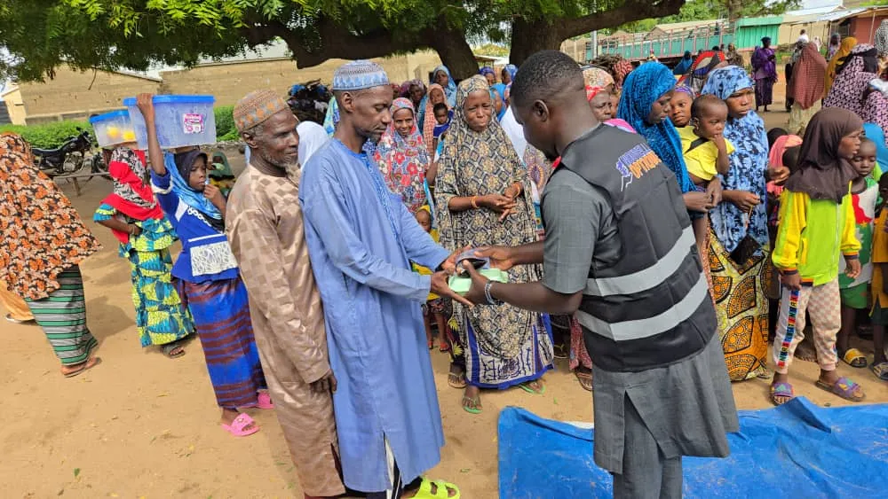 Distribution de repas, Burkina Faso