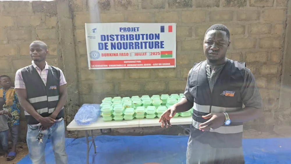 Distribution de repas, Burkina Faso
