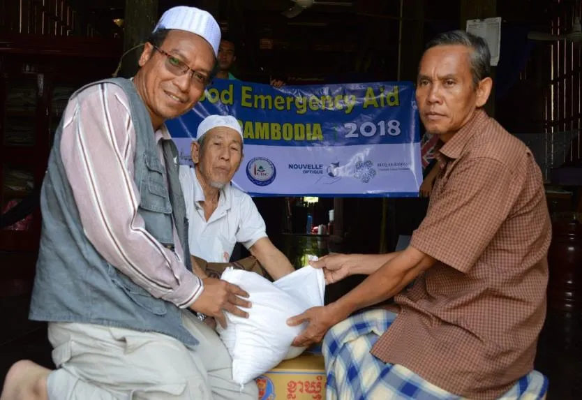 Aide d'urgence, Cambodge