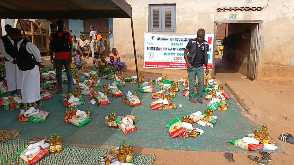 Colis alimentaires du Ramadan, Côte d'Ivoire