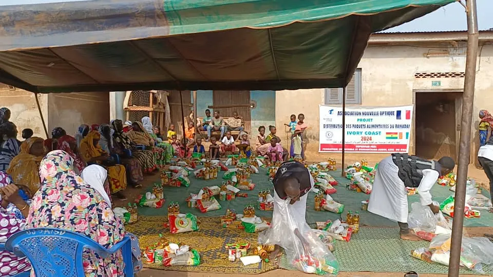 Colis alimentaires du Ramadan, Côte d'Ivoire