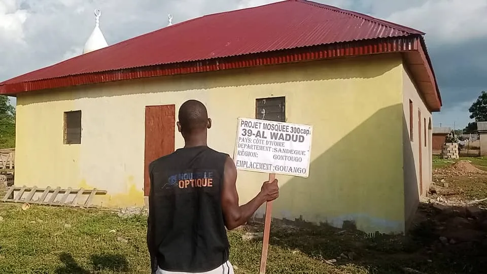 Construction de mosquées et d'écoles, Côte d'Ivoire