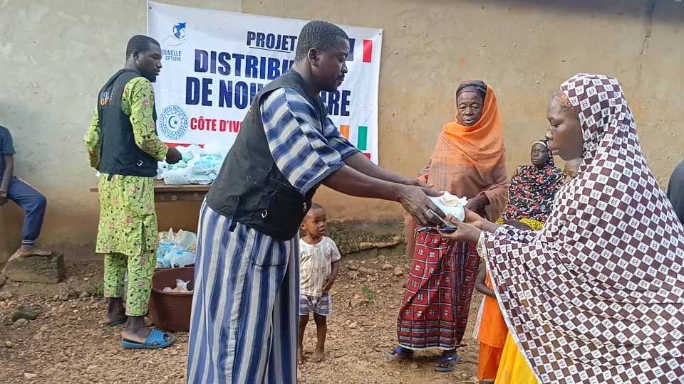 Distribution de repas, Côte d'Ivoire