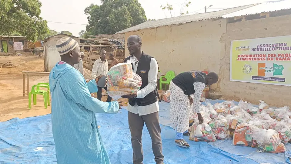 Colis alimentaires et repas chauds du Ramadan, Côte d'Ivoire