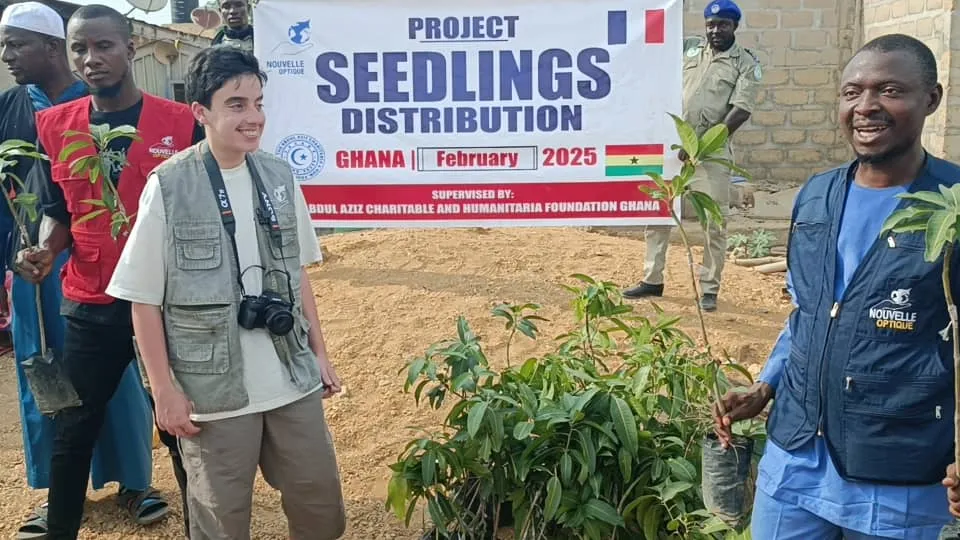 Distribution de plants, Ghana