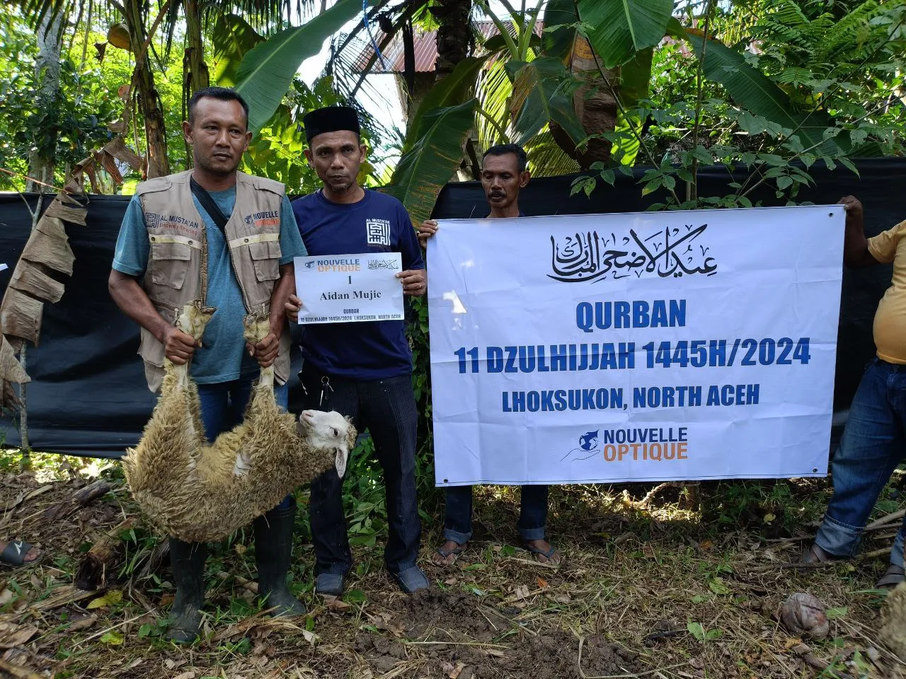 Qurban : 100 moutons, Indonésie