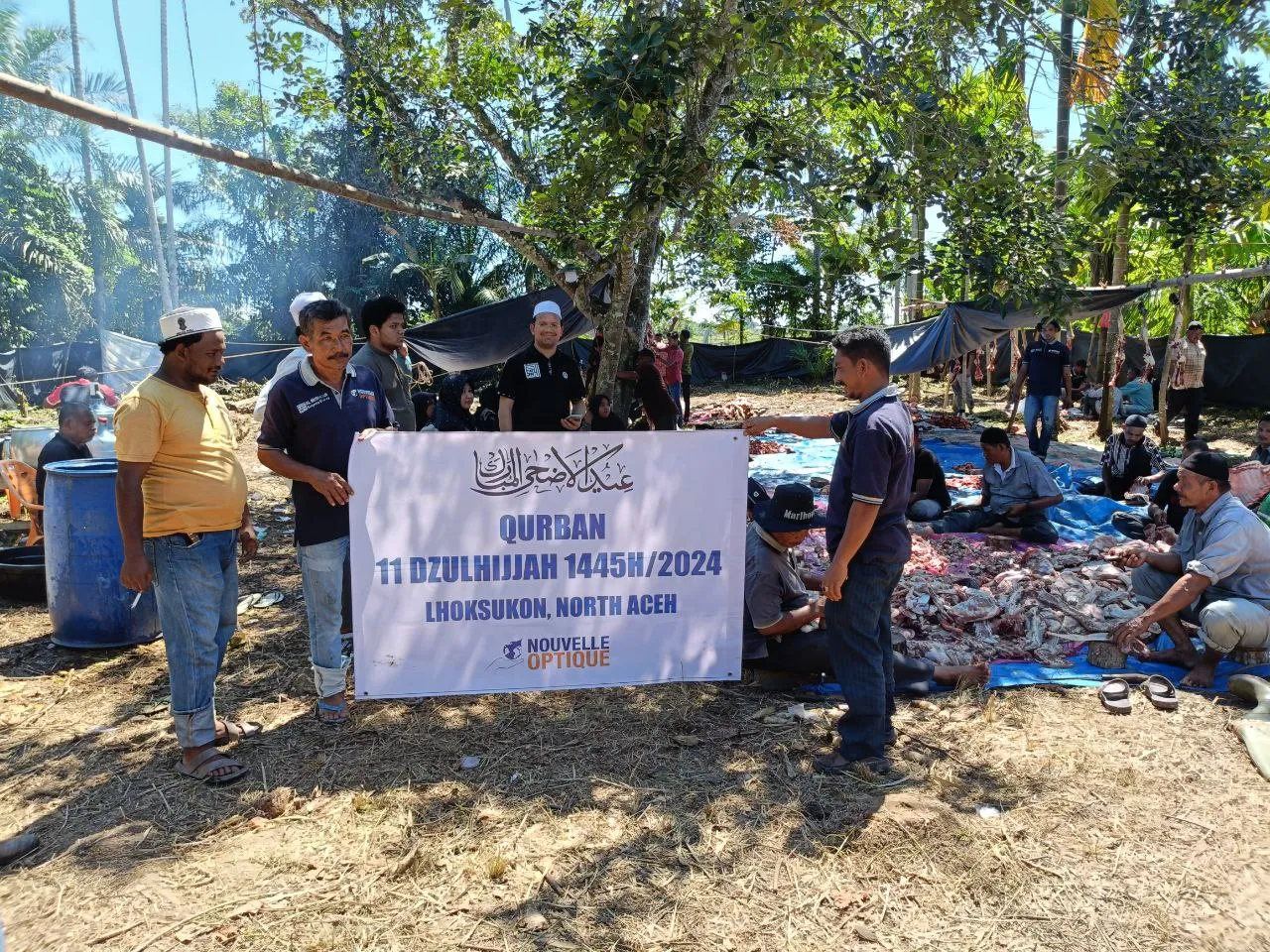 Qurban : 100 moutons, Indonésie