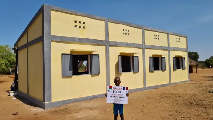4 écoles primaires, 440 élèves, Madagascar