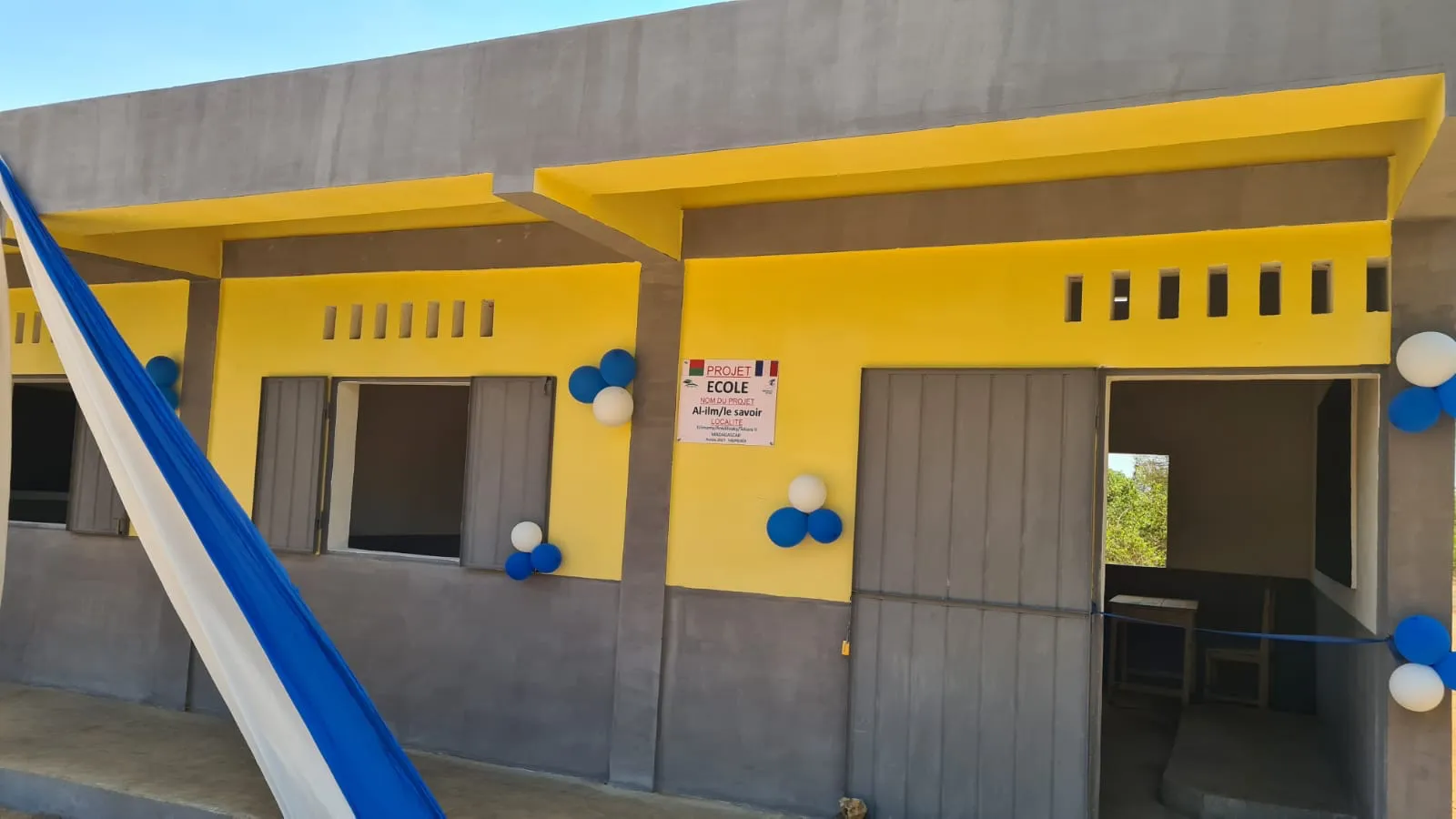 4 écoles primaires, 440 élèves, Madagascar