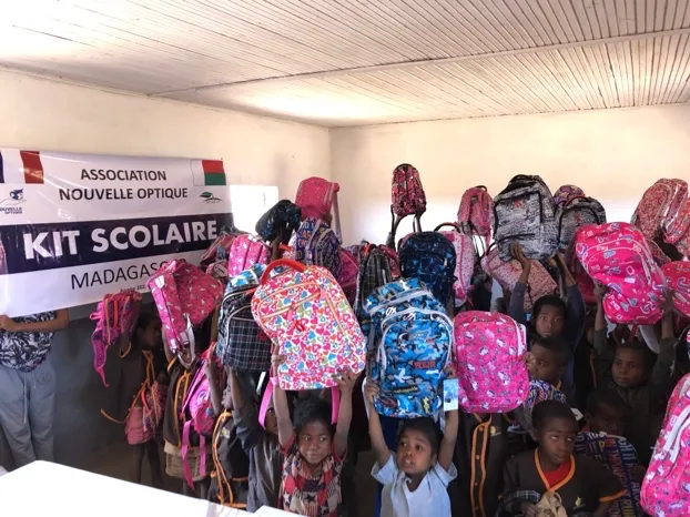 4 écoles primaires, 440 élèves, Madagascar