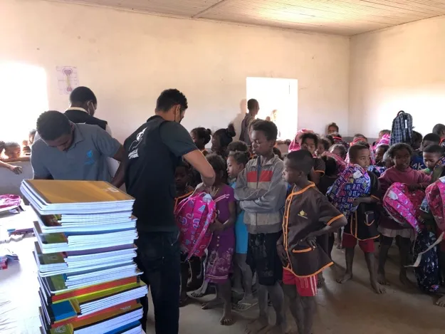 4 écoles primaires, 440 élèves, Madagascar