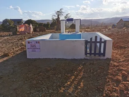 110 puits dans 7 régions, Madagascar