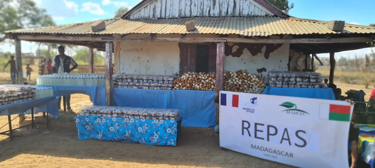 26 350 repas chauds et 600 colis, Madagascar