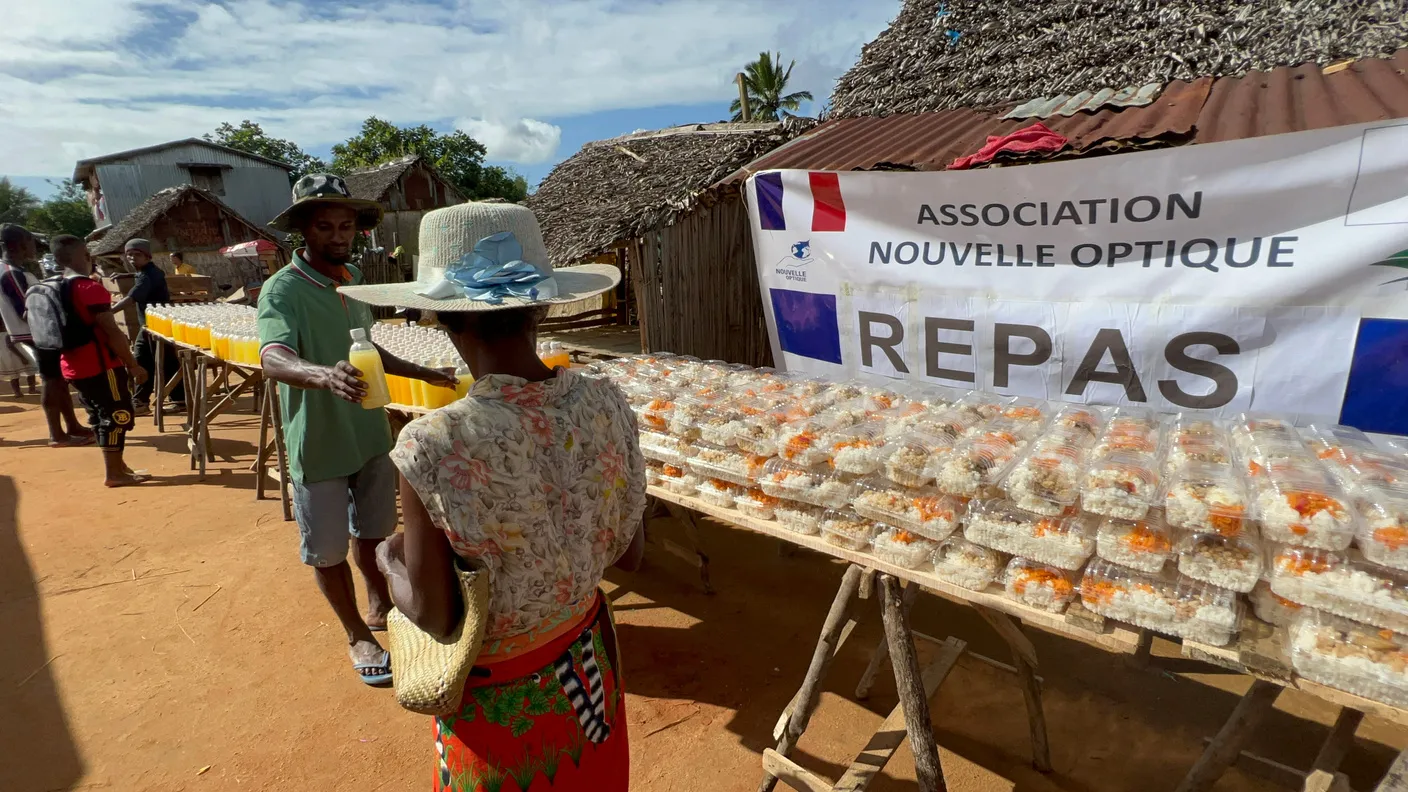 26 350 repas chauds et 600 colis, Madagascar