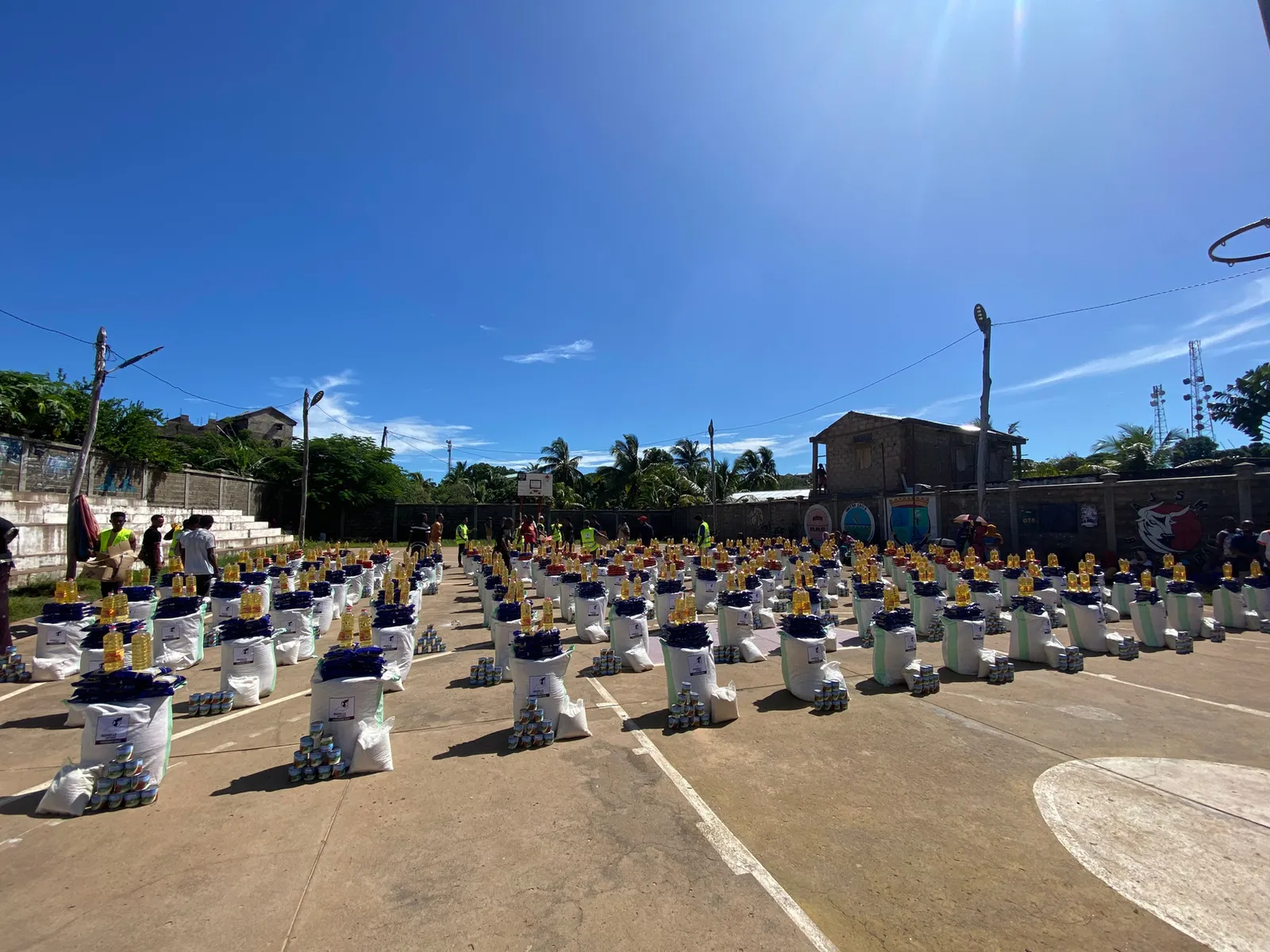 26 350 repas chauds et 600 colis, Madagascar