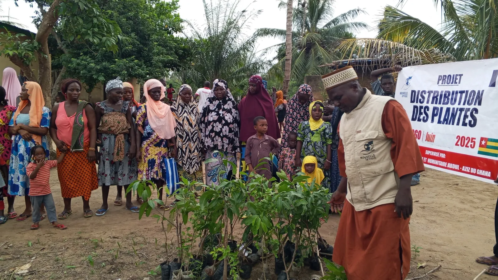 Distribution de plants, Togo