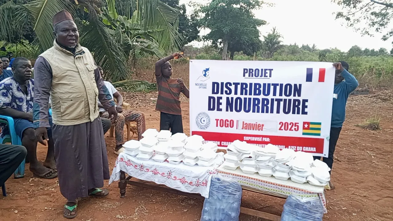 Distribution de repas, Togo