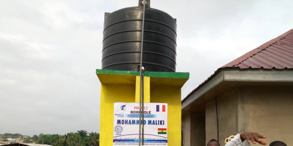 Collecte Château d'eau Ghana