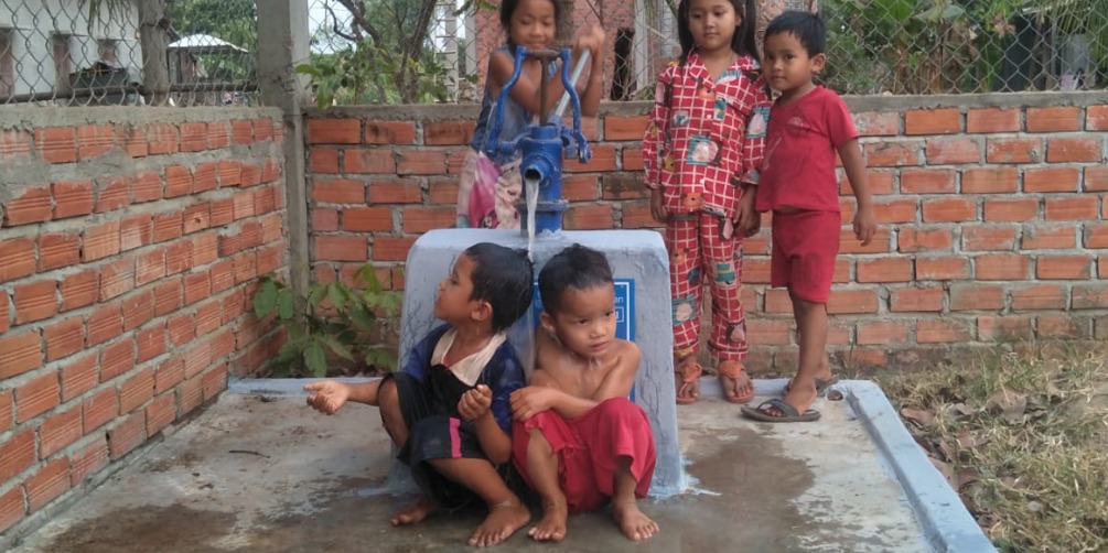 Collecte puits Cambodge "Les Vétérans Bagatelle"