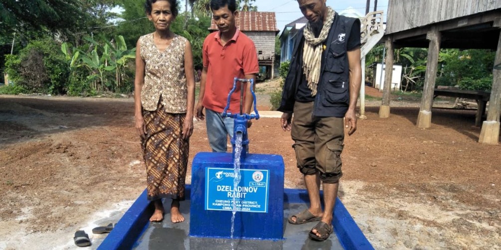 Collecte puits Cambodge "Merci Allah ,Ya Rabb"