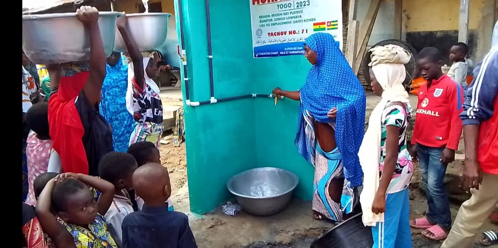 Collecte Château d'eau Togo “La ilaha illa Allah”
