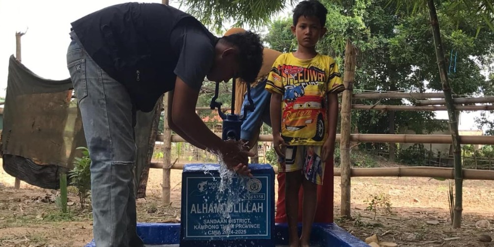 Collecte puits Cambodge "Ait habibi Mohamed"