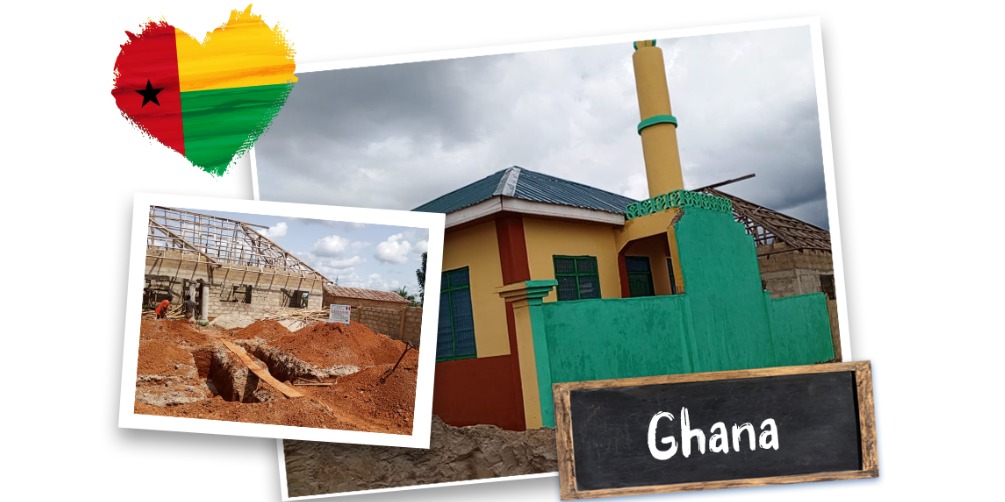Collecte Mosquée 30m2 au Ghana "AS SAMAD"