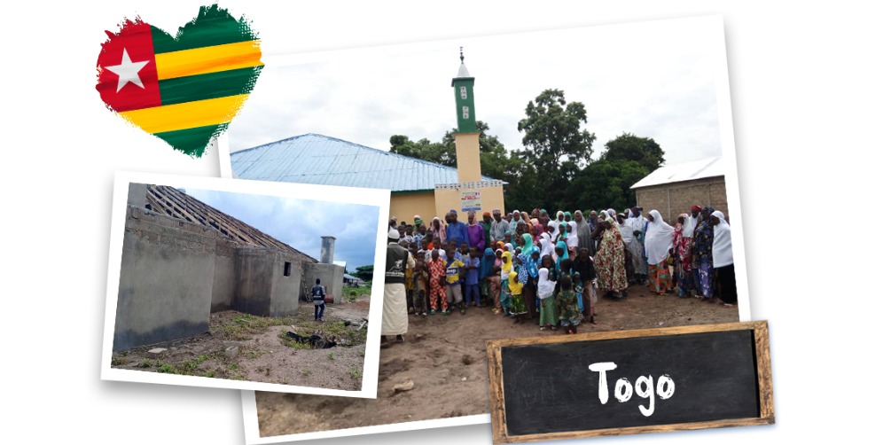 Collecte Mosquée 100m2 Togo "‘Masjid At-Tawhid"