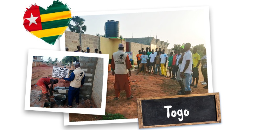 Collecte Château d'eau Togo “PUITS N°57”