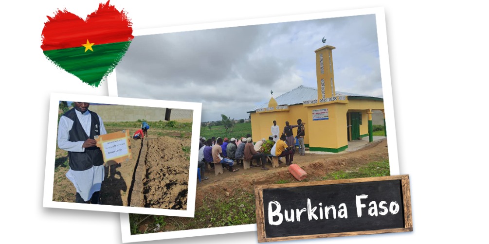 Collecte Mosquée Burkina Faso « Sadaqa Fadhila & Kaer » - 100m2